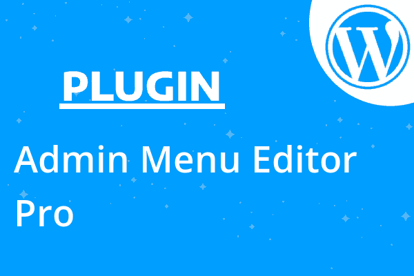 Admin Menu Editor Pro