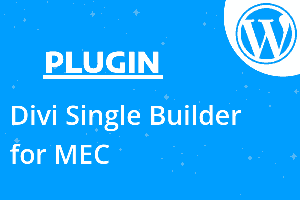 Divi Single Builder for MEC