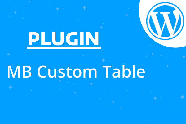 MB Custom Table
