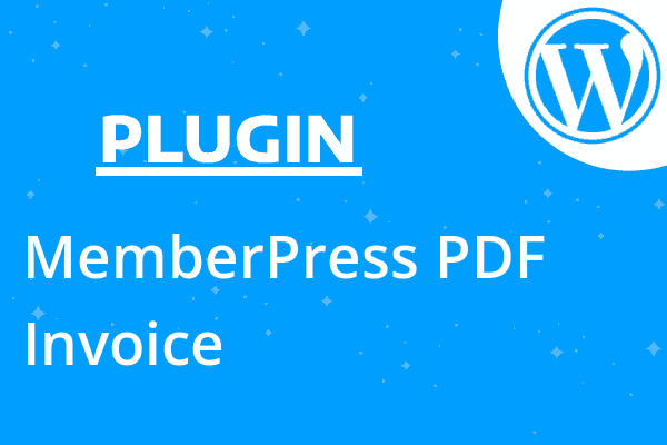 MemberPress PDF Invoice