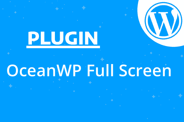 OceanWP Full Screen