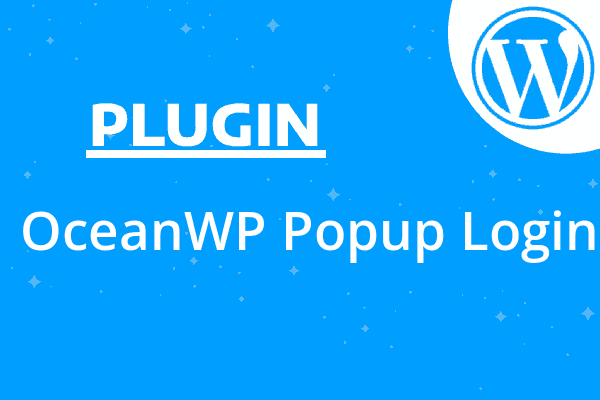 OceanWP Popup Login