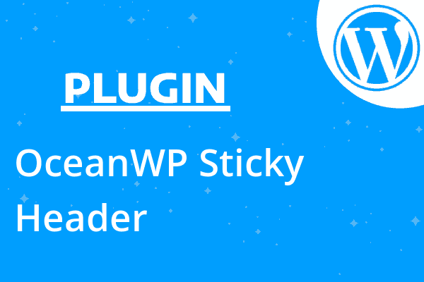 OceanWP Sticky Header