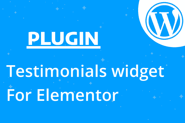 Testimonials widget For Elementor