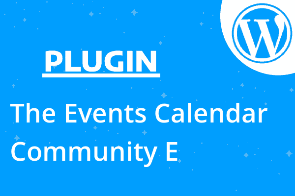 The Events Calendar – Community E