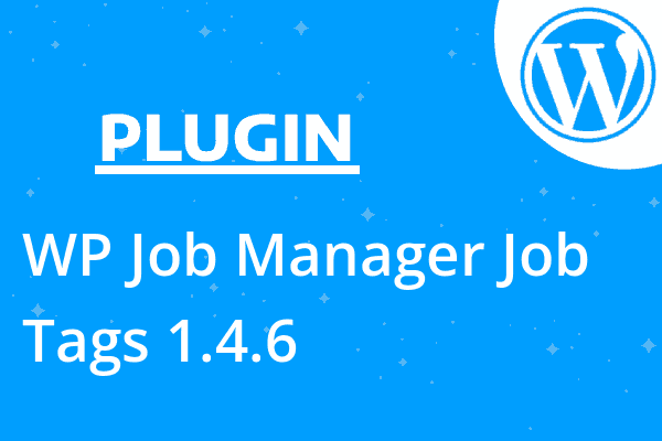 WP Job Manager Job Tags 1.4.6