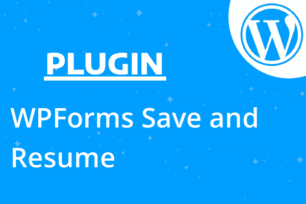 WPForms Save and Resume