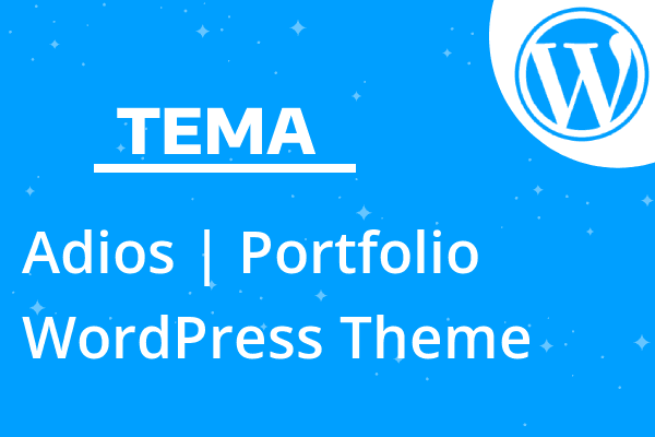 Adios | Portfolio WordPress Theme