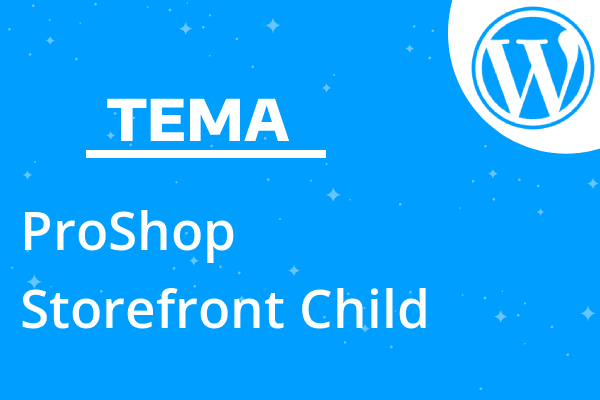 ProShop – Storefront Child Theme