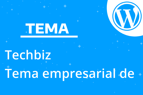 Techbiz - Tema empresarial de solu
